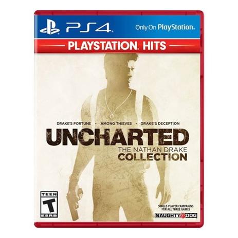 Game uncharted collection hits - ps4 - Naught dog Menor preço em Game uncharted collection hits - ps4 - Naught dog