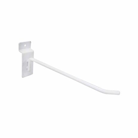 Gancho 20 cm Branco para Painel Canaletado - Metalúrgica ms Menor preço em Gancho 20 cm Branco para Painel Canaletado - Metalúrgica ms