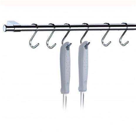 Gancho para Barra Tubular Future - Conjunto com 6 Unidades Cromado Menor preço em Gancho para Barra Tubular Future - Conjunto com 6 Unidades Cromado