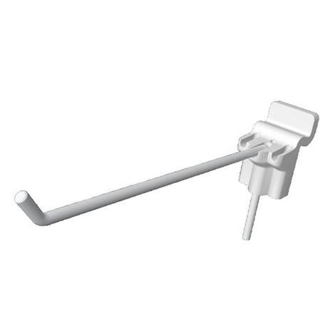 Gancho Simples p/ Canaletado c/ encaixe plástico 25cm Branco - Cód. 8705 - Gecede industria e comercio ltda Menor preço em Gancho Simples p/ Canaletado c/ encaixe plástico 25cm Branco - Cód. 8705 - Gecede industria e comercio ltda
