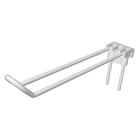 Gancho Simples p/ Tela c/ encaixe plástico 10cm Branco - Cód. 8818 - Gecede industria e comercio ltda Menor preço em Gancho Simples p/ Tela c/ encaixe plástico 10cm Branco - Cód. 8818 - Gecede industria e comercio ltda