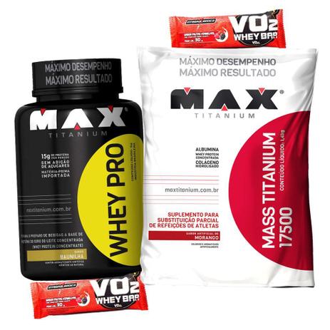 Ganho de Peso Corporal Rápido - Whey Protein 1kg Pote Concentrado Puro Massa Titanium 17500 3kg wey - Max titanium Menor preço em Ganho de Peso Corporal Rápido - Whey Protein 1kg Pote Concentrado Puro Massa Titanium 17500 3kg wey - Max titanium
