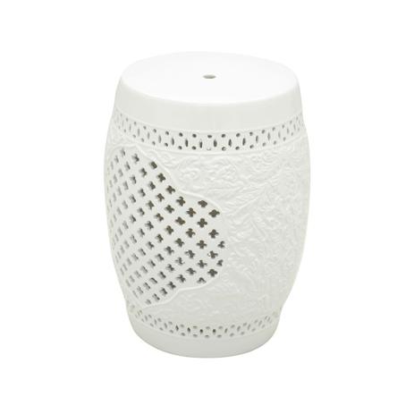 Garden Seat Xangai Branco - Rivatti Menor preço em Garden Seat Xangai Branco - Rivatti
