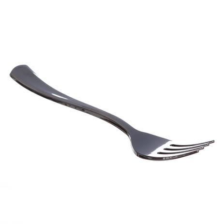 Garfo de Plástico Descartável de Luxo Prata com 10 Unidades Silver Plastic Menor preço em Garfo de Plástico Descartável de Luxo Prata com 10 Unidades Silver Plastic
