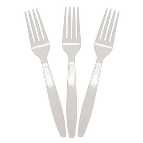 Garfo de Refeição Master c/ 50 unidades Branco - Plastania Menor preço em Garfo de Refeição Master c/ 50 unidades Branco - Plastania