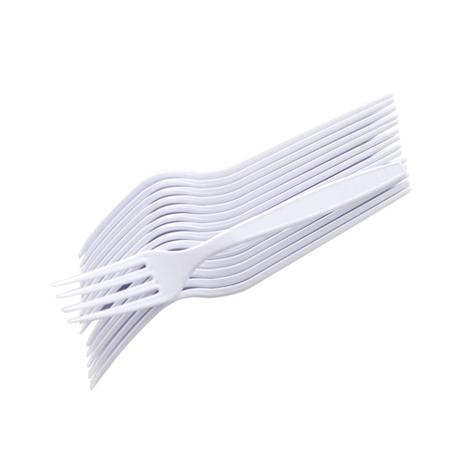 Garfo Descartável Refeição Branco Plastfood Master com 500 Menor preço em Garfo Descartável Refeição Branco Plastfood Master com 500