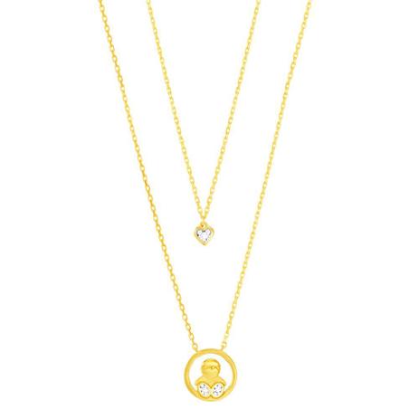 Gargantilha em Ouro 18K Filho com Diamante - AU4941 - Bruna tessaro Menor preço em Gargantilha em Ouro 18K Filho com Diamante - AU4941 - Bruna tessaro