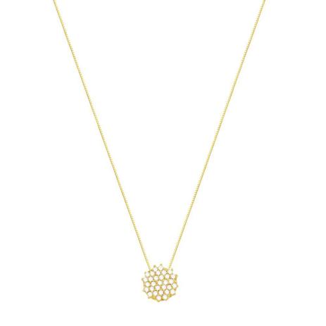 Gargantilha em Ouro 18K Pavê com Diamantes - AU3924 - Bruna tessaro Menor preço em Gargantilha em Ouro 18K Pavê com Diamantes - AU3924 - Bruna tessaro