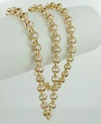 Gargantilha Feminina Elos Portugueses 45cm Ouro18k 750 Colar - Total pratas Menor preço em Gargantilha Feminina Elos Portugueses 45cm Ouro18k 750 Colar - Total pratas