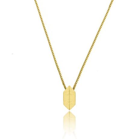 Gargantilha Pingente Forma Geométrica Folheado a Ouro 18k - Lunozê é boa?