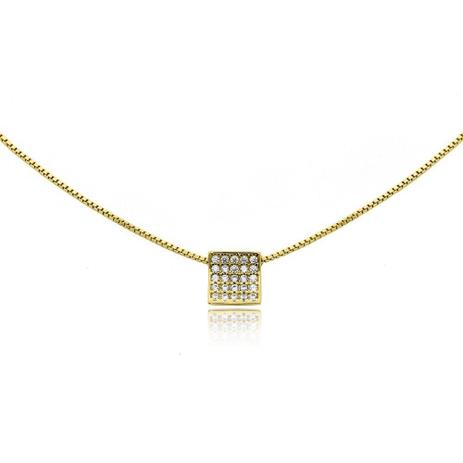 Gargantilha Veneziana Chuveirinho Folheado a Ouro 18k - Lunozê Menor preço em Gargantilha Veneziana Chuveirinho Folheado a Ouro 18k - Lunozê