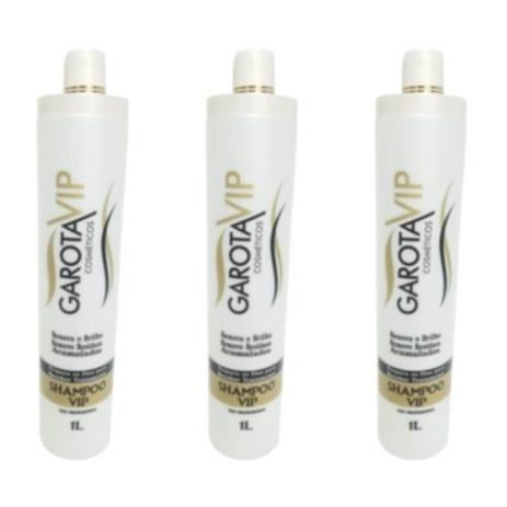Garota Vip Passo 1 Shampoo Antirresíduos 1 L (Kit C/03) Menor preço em Garota Vip Passo 1 Shampoo Antirresíduos 1 L (Kit C/03)