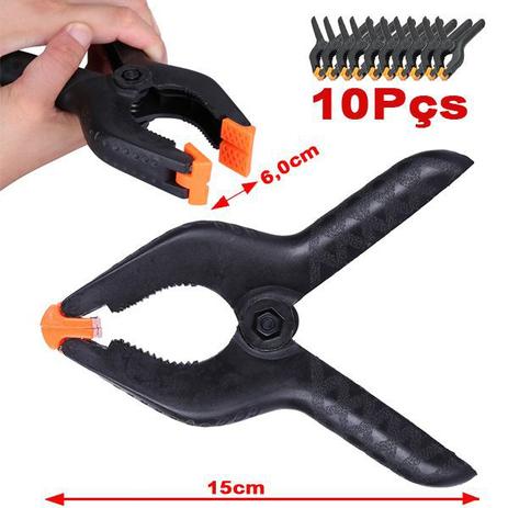 Garra Pony Clamp 2” Kit 10UN - Fundo Infinito - CL10M - 6,0cm - Leadwin Menor preço em Garra Pony Clamp 2” Kit 10UN - Fundo Infinito - CL10M - 6,0cm - Leadwin