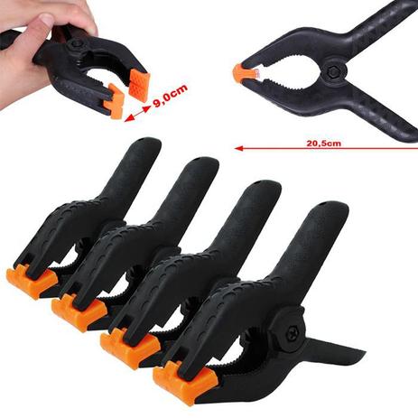 Garra Pony Clamp 3” Kit 04UN - Fundo Infinito - CL10L - 9,0cm - Leadwin Menor preço em Garra Pony Clamp 3” Kit 04UN - Fundo Infinito - CL10L - 9,0cm - Leadwin