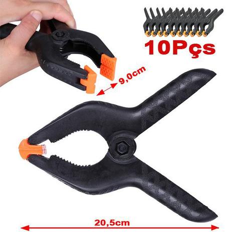 Garra Pony Clamp 3” Kit 10UN - Fundo Infinito - CL10L - 9,0cm - Leadwin Menor preço em Garra Pony Clamp 3” Kit 10UN - Fundo Infinito - CL10L - 9,0cm - Leadwin