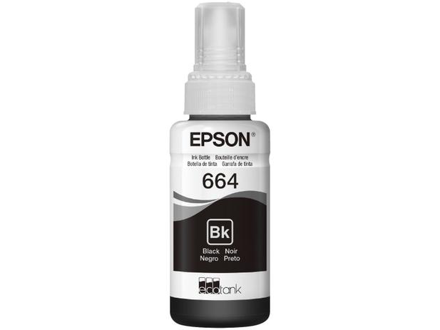 Garrafa de Tinta Epson T664120 Preto - Original