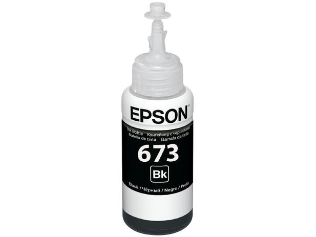 Garrafa de Tinta Epson T673120-AL Preto - Original - Refil de Tinta -  Magazine Luiza