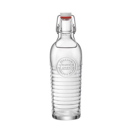 Garrafa de vidro transparente para água com tampa hermética Bormioli Off 1825 1200ml - Bormioli rocco é boa?