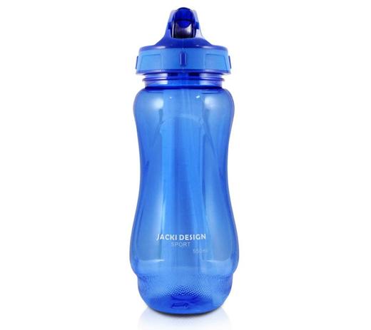 Garrafa Squeeze 500ml C/ Canudo Retrátil Azul Plástico Jacki Design Menor preço em Garrafa Squeeze 500ml C/ Canudo Retrátil Azul Plástico Jacki Design
