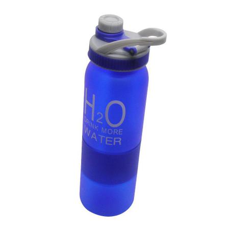 Garrafa Squeeze 700ml Azul Tubo Gelo Resfriamento Bebida Academia Trava - Braslu é boa?