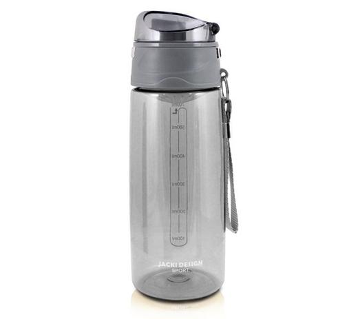 Garrafa Squeeze 700ml c/ Alça e Trava FITNESS Jacki Design PRETO Menor preço em Garrafa Squeeze 700ml c/ Alça e Trava FITNESS Jacki Design PRETO