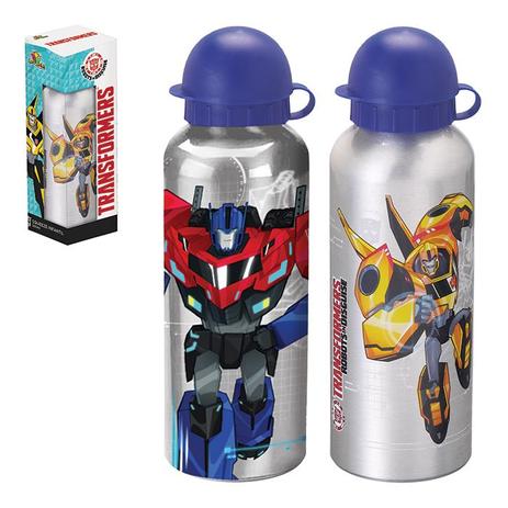 Garrafa squeeze de aluminio Infantil transformers 500 ml - Art brink Menor preço em Garrafa squeeze de aluminio Infantil transformers 500 ml - Art brink