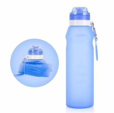 Garrafa Squeeze Dobrável Em Silicone Azul - Clink é boa?