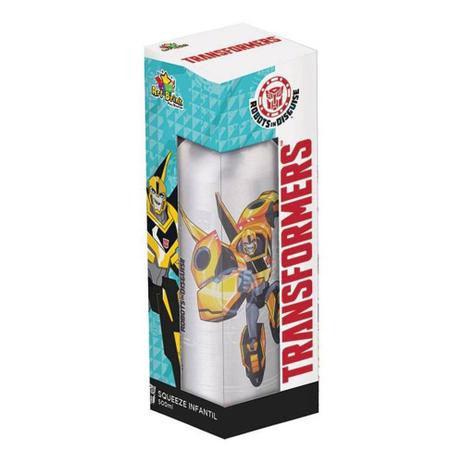 Garrafa Squeeze Transformers Robots in Disguise 500ml Infantil - Artbrink é boa?