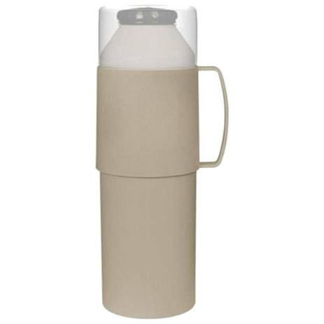 Garrafa Térmica 1 Litros Indie Bege Mor Menor preço em Garrafa Térmica 1 Litros Indie Bege Mor