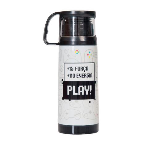 Garrafa Térmica 350 ml com Caneca - Game Geek - Uatt é boa?