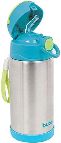 Garrafa Térmica 420ml 3+ com Canudo- Lisa da Buba - Buba. Menor preço em Garrafa Térmica 420ml 3+ com Canudo- Lisa da Buba - Buba.