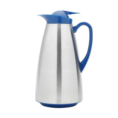 Menor preço em Garrafa Térmica Bon Gourmet 1L Aço Inox Azul