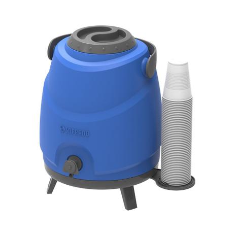 Garrafa Térmica Botijão Aspen 9L Azul Soprano Menor preço em Garrafa Térmica Botijão Aspen 9L Azul Soprano