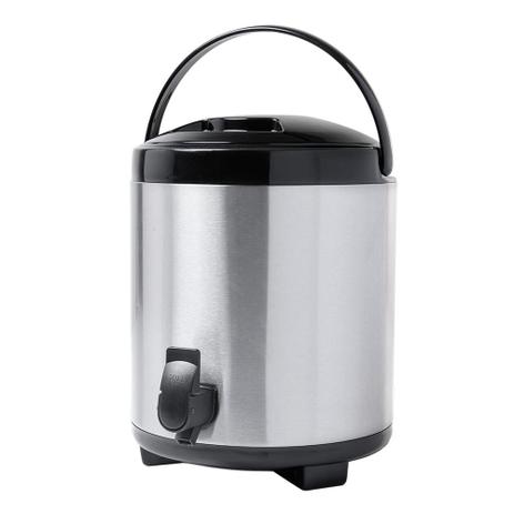 Garrafa Térmica Brinox com Torneira e Alça 7,2 litros Inox Menor preço em Garrafa Térmica Brinox com Torneira e Alça 7,2 litros Inox