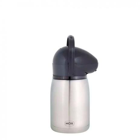 Garrafa Termica de Pressao 1,3 L Nobile Total Inox Mor Menor preço em Garrafa Termica de Pressao 1,3 L Nobile Total Inox Mor