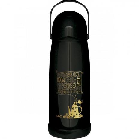 Garrafa Termica de Pressao Preta Nobile 1,9 Litros Mor Menor preço em Garrafa Termica de Pressao Preta Nobile 1,9 Litros Mor