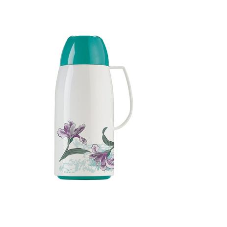 Garrafa térmica invicta branca/verde decorada top wave 1l có Menor preço em Garrafa térmica invicta branca/verde decorada top wave 1l có