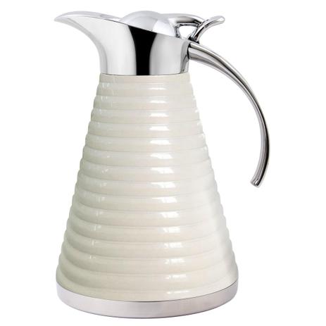Garrafa Termica Studio Cafe Em Aco Inox Com Parede Dupla 1L L17Xp14Xa22,5Cm Cor Branca - 24128 - Fracalanza Menor preço em Garrafa Termica Studio Cafe Em Aco Inox Com Parede Dupla 1L L17Xp14Xa22,5Cm Cor Branca - 24128 - Fracalanza