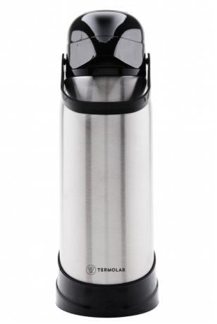 Garrafa Térmica Termolar R-Evolution Inox 1.9L Menor preço em Garrafa Térmica Termolar R-Evolution Inox 1.9L