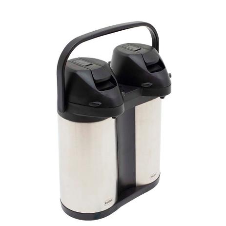 Garrafa Térmica Total Inox Airpot 3,8L Dupla - Mor Menor preço em Garrafa Térmica Total Inox Airpot 3,8L Dupla - Mor