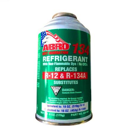 Gás para Ar Condicionado R134 ( R134A e R12 ) 170gr Abro Menor preço em Gás para Ar Condicionado R134 ( R134A e R12 ) 170gr Abro