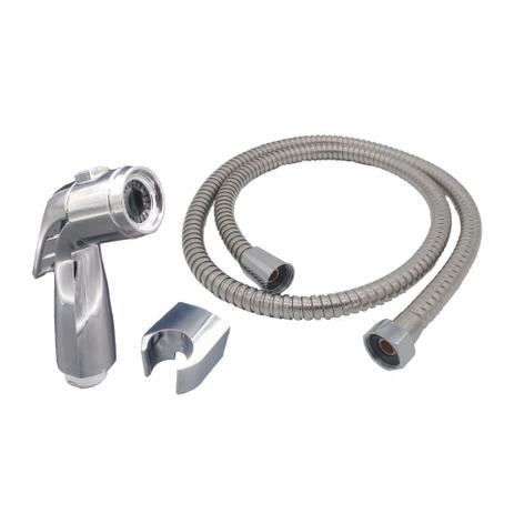Gatilho ABS Cromado Ducha Higiênica Deca + Flexível Maxforte 1,20 m - Deca E Maxforte Menor preço em Gatilho ABS Cromado Ducha Higiênica Deca + Flexível Maxforte 1,20 m - Deca E Maxforte