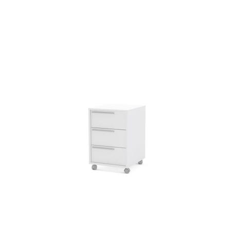 Gaveteiro Maia 3 Gavetas Branco - Politorno móveis Menor preço em Gaveteiro Maia 3 Gavetas Branco - Politorno móveis