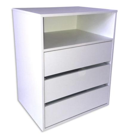 Gaveteiro mesa de cabeceira cômoda sapateira nicho + 3 gavetas 100 % mdf móveis mariano Menor preço em Gaveteiro mesa de cabeceira cômoda sapateira nicho + 3 gavetas 100 % mdf móveis mariano