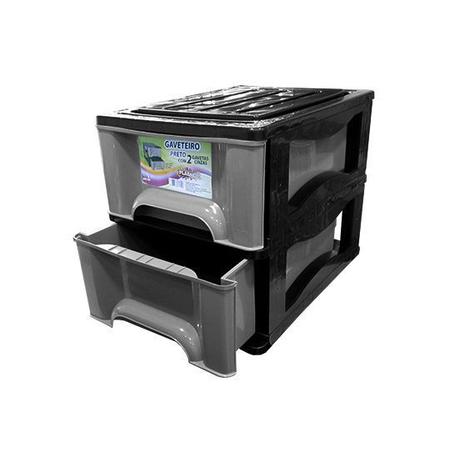 Gaveteiro organizador arquivo com 2 gavetas grande 36 x 33 x 46cm - Plasnew é boa?