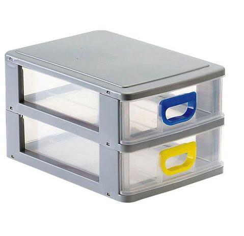 Gaveteiro organizador de mesa com 2 gavetas 21 x 15 x 12cm - Monte libano Menor preço em Gaveteiro organizador de mesa com 2 gavetas 21 x 15 x 12cm - Monte libano