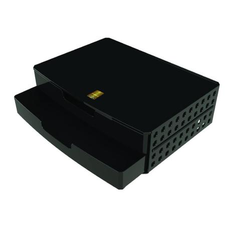 Gaveteiro Plástico Preto De Mesa OR 77110 Ordene Menor preço em Gaveteiro Plástico Preto De Mesa OR 77110 Ordene