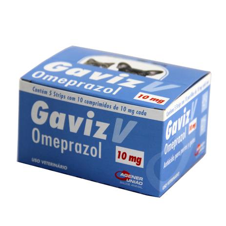Gaviz V 10mg Omeprazol Cães e Gatos 50 comp - Agener União Menor preço em Gaviz V 10mg Omeprazol Cães e Gatos 50 comp - Agener União