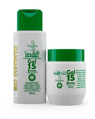Gel 15 ervas 200gr - Bio Instinto Menor preço em Gel 15 ervas 200gr - Bio Instinto