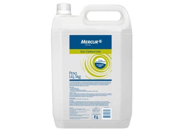Gel Condutor Incolor Para Ultrassom 5 litros - Mercur Menor preço em Gel Condutor Incolor Para Ultrassom 5 litros - Mercur